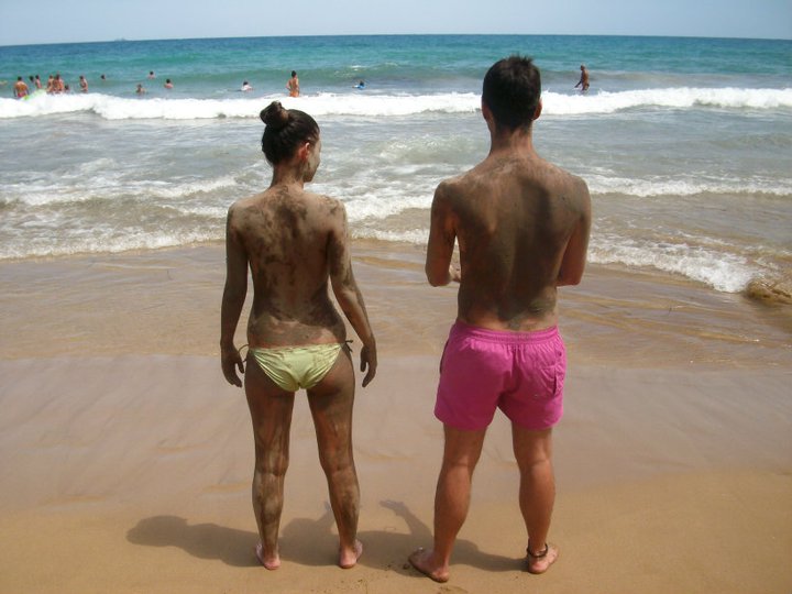 aguas blancas pareja barro.