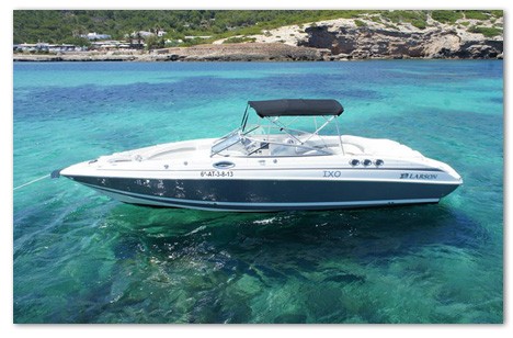 alquiler barco ibiza larson