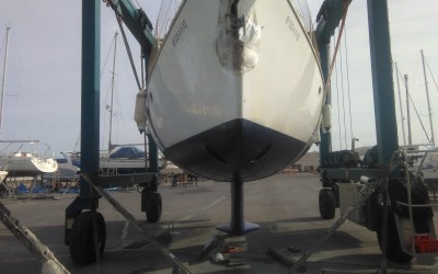 Bow thruster on a sailing boat