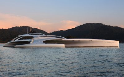 El «Adastra » Yate de lujo en aguas de Ibiza