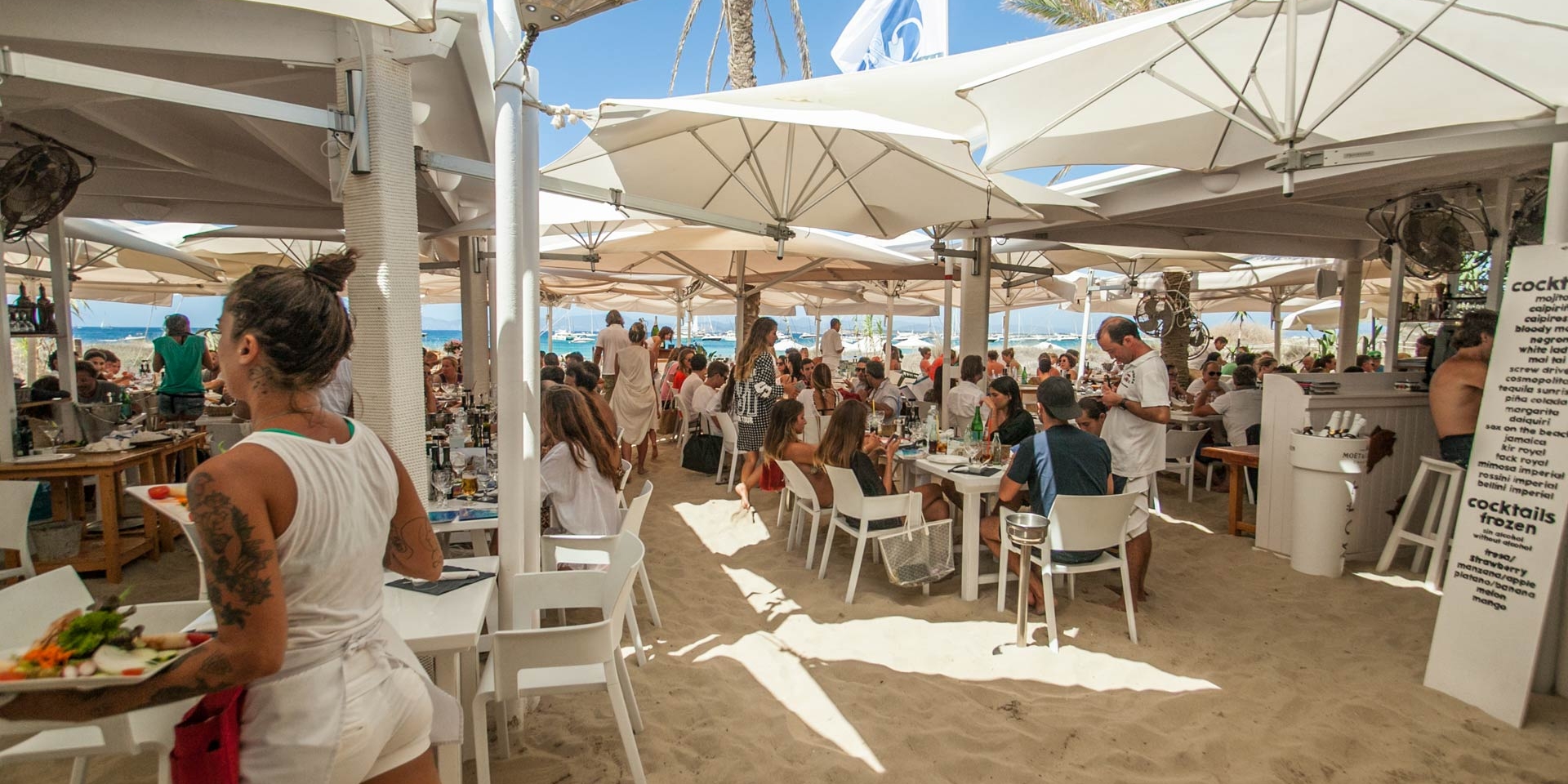 alquiler-barcos-ibiza-veleros- catamaranes- yates-restaurante Juan y Andrea illetas jpg