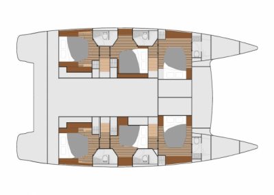 plano de catamaran