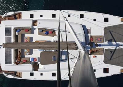 vista aerea de catamaran