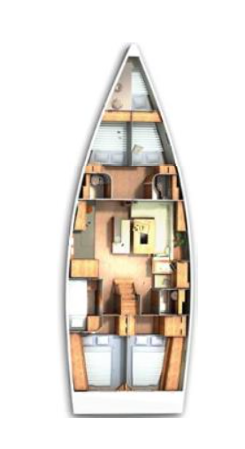 Alquiler de barcos Hanse plano